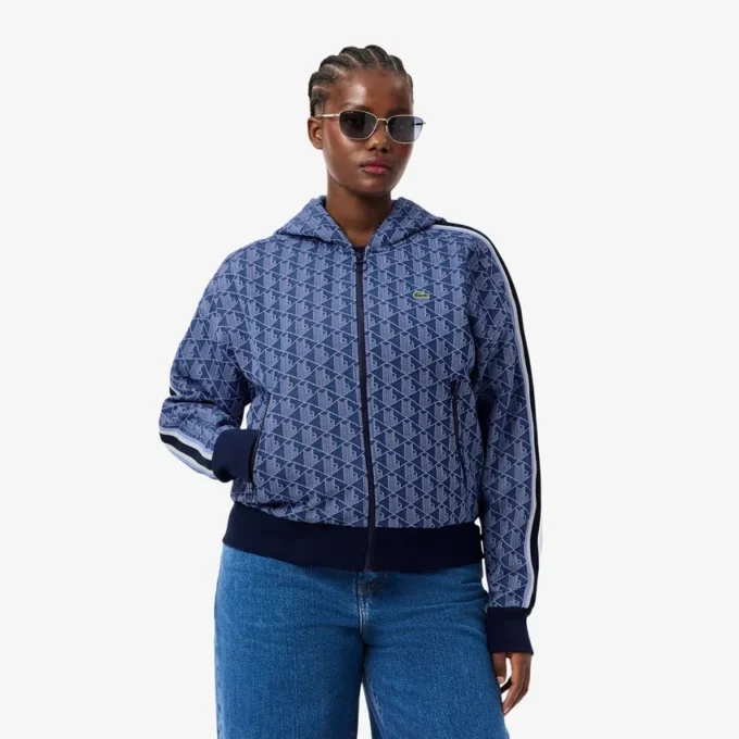 Kadın Monogram Kapüşonlu Sweatshirt