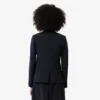 Kadın Nakışlı Logo Slim Fit Yün Blazer