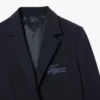 Kadın Nakışlı Logo Slim Fit Yün Blazer