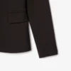 Kadın Nakışlı Logo Slim Fit Yün Blazer