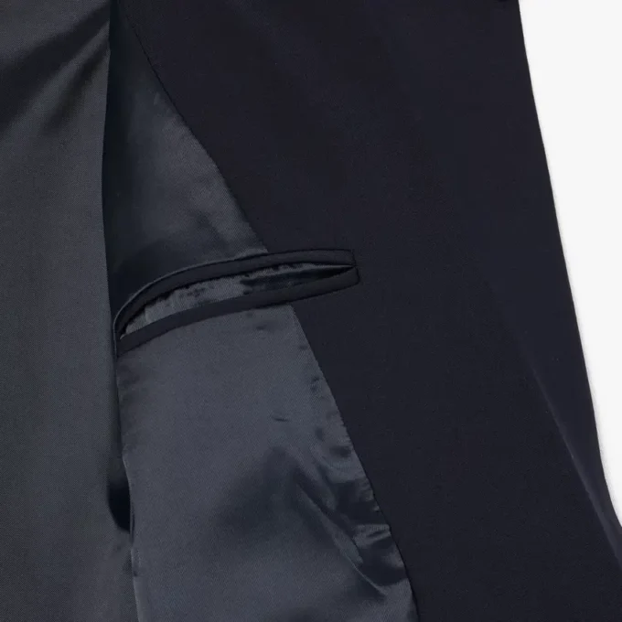 Kadın Nakışlı Logo Slim Fit Yün Blazer