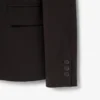 Kadın Nakışlı Logo Slim Fit Yün Blazer