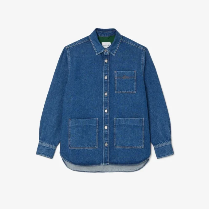 Kadın Oversized Denim Overshirt