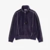 Kadın Oversized Fermuarlı Kadife Sweatshirt