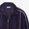 Kadın Oversized Fermuarlı Kadife Sweatshirt