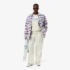 Kadın Oversized Kapitone Yün Overshirt