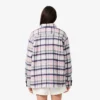 Kadın Oversized Kapitone Yün Overshirt