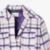 Kadın Oversized Kapitone Yün Overshirt