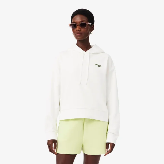 Kadın Oversized Logo Kapüşonlu Sweatshirt