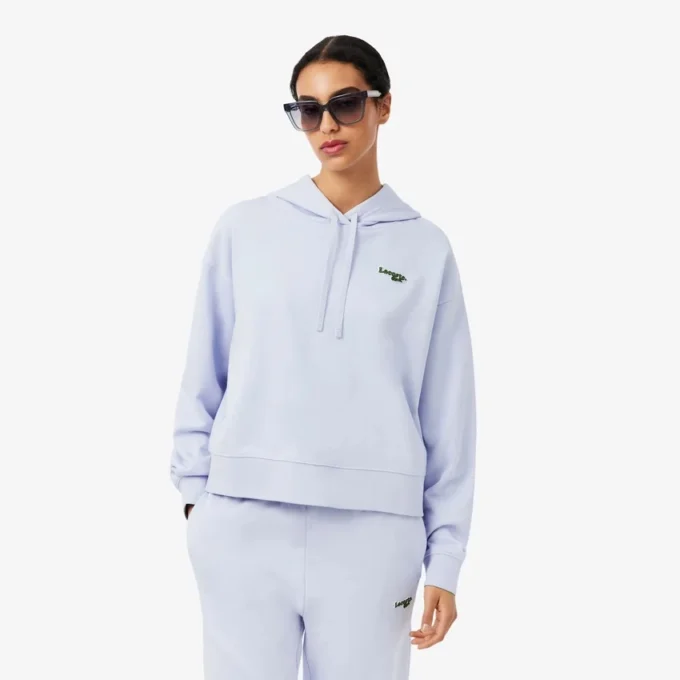 Kadın Oversized Logo Kapüşonlu Sweatshirt