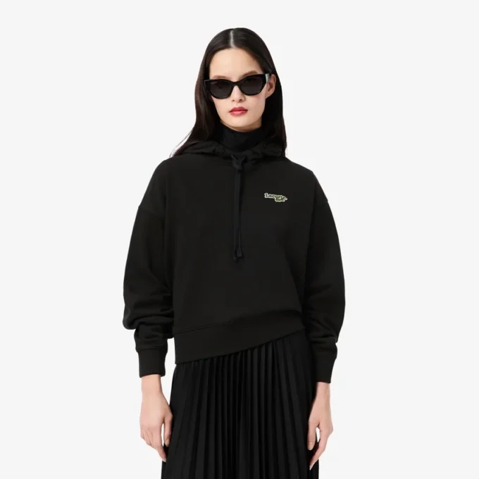 Kadın Oversized Logo Kapüşonlu Sweatshirt