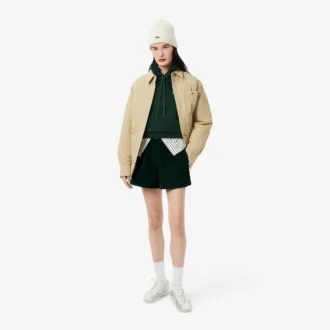 Kadın Oversized Logo Kapüşonlu Sweatshirt