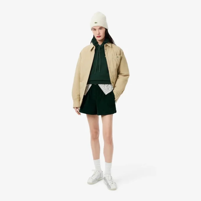 Kadın Oversized Logo Kapüşonlu Sweatshirt
