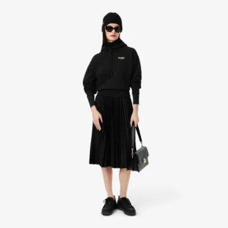 Kadın Oversized Logo Kapüşonlu Sweatshirt