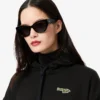 Kadın Oversized Logo Kapüşonlu Sweatshirt