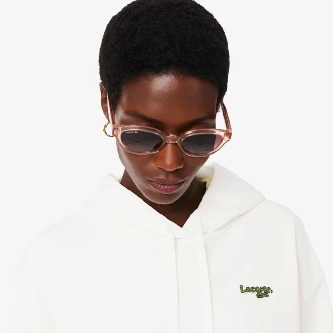 Kadın Oversized Logo Kapüşonlu Sweatshirt