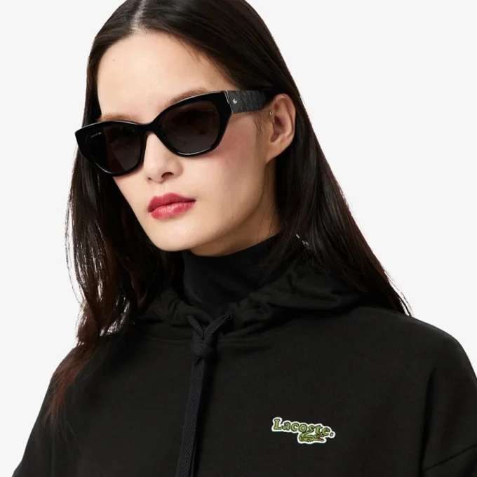 Kadın Oversized Logo Kapüşonlu Sweatshirt