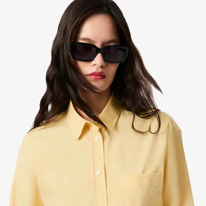 Kadın Oversized Pamuklu Düğmeli Gömlek