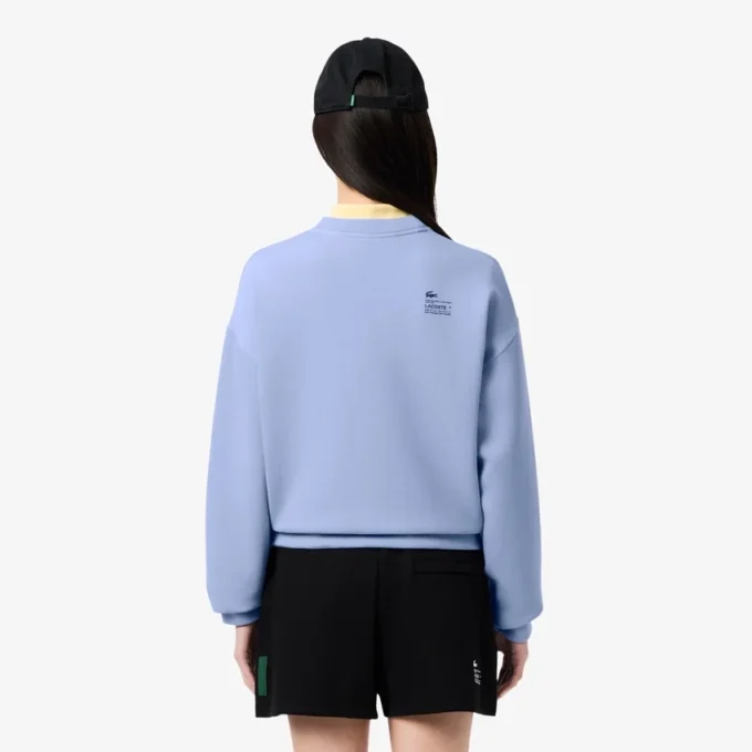 Kadın Oversized Pamuklu Sweatshirt