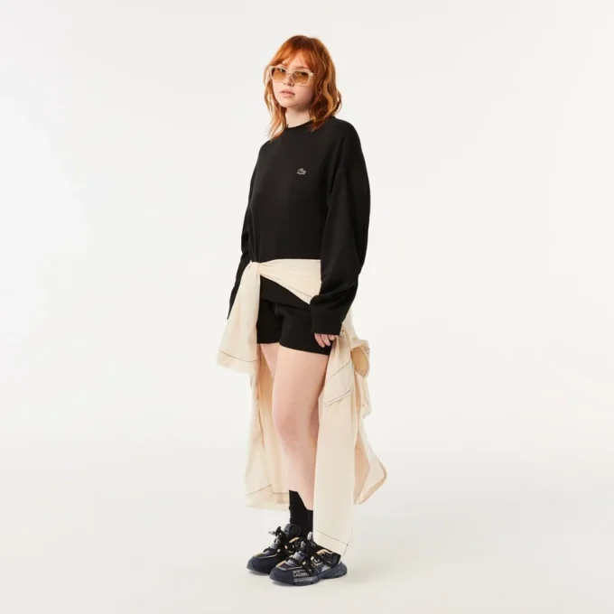 Kadın Oversized Pamuklu Sweatshirt