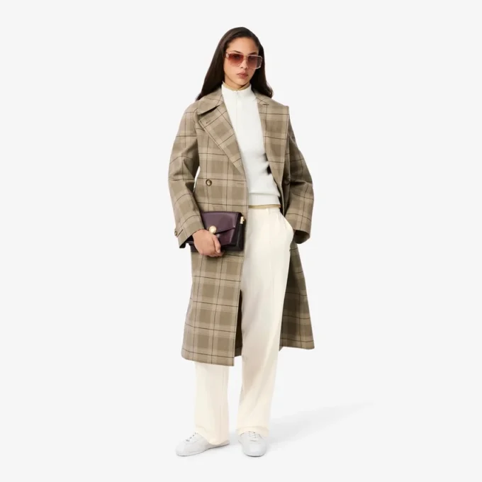 Kadın Oversized Pileli Flanel Pantolon Kadın Oversized Pileli Flanel Pantolon