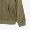 Kadın Oversized Pointelle Çizgili Saten Sweatshirt