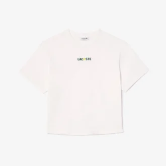 Kadın Oversized Top Desenli Pamuklu Tişört