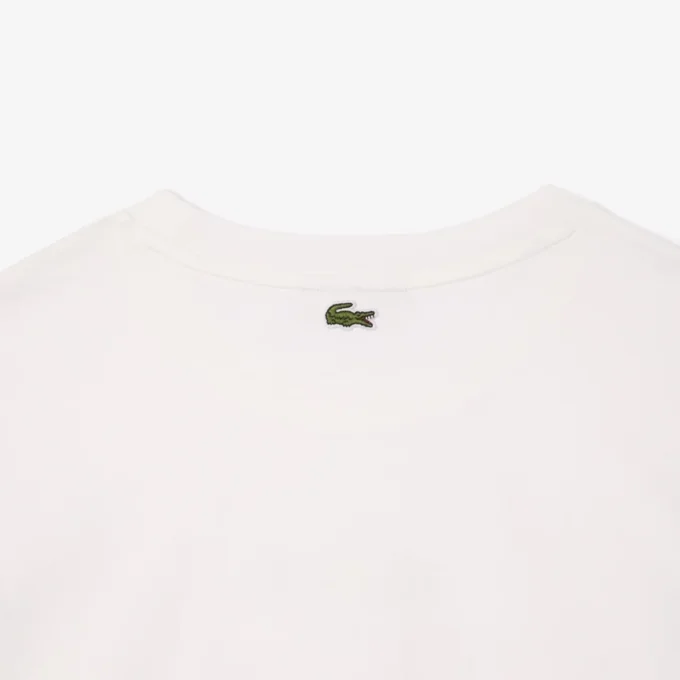 Kadın Oversized Top Desenli Pamuklu Tişört