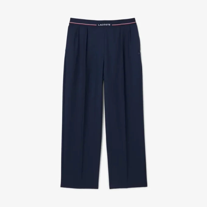 Kadın Oversized Yün Blend Pileli Pantolon Kadın Oversized Yün Blend Pileli Pantolon