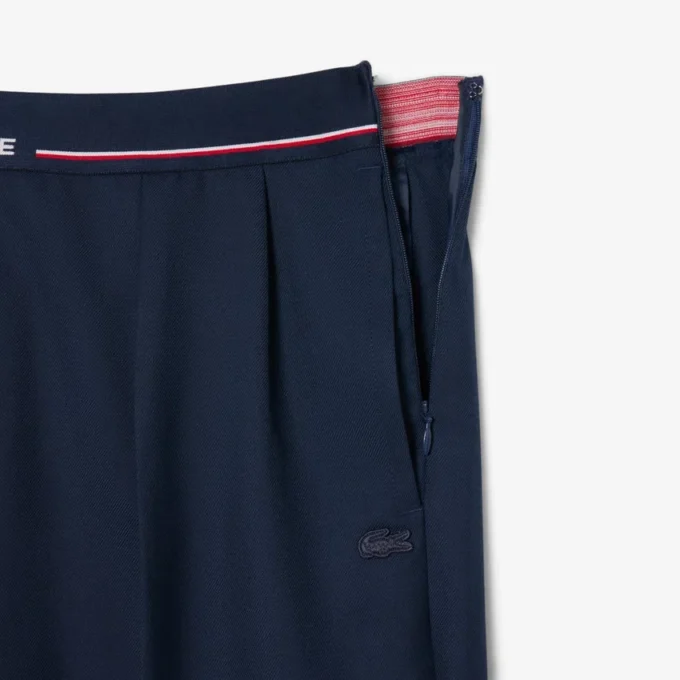 Kadın Oversized Yün Blend Pileli Pantolon Kadın Oversized Yün Blend Pileli Pantolon