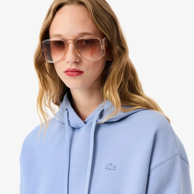 Kadın Pamuklu Kapüşonlu Sweatshirt