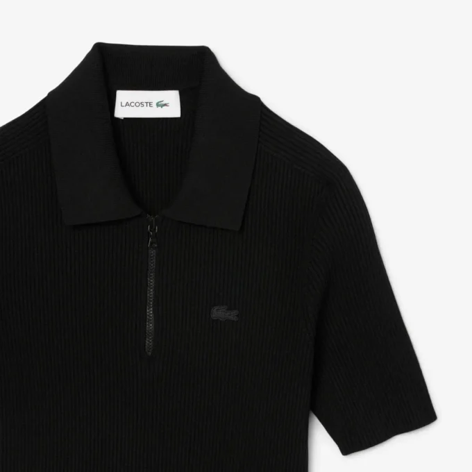Kadın Pileli Polo Yaka Elbise
