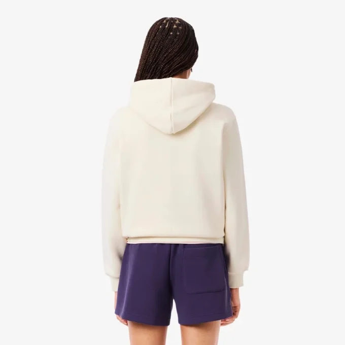 Kadın Polar Logo Kapüşonlu Sweatshirt