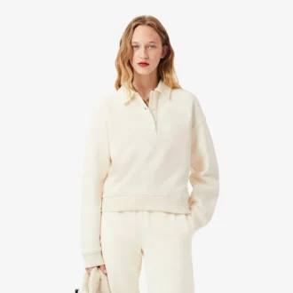 Kadın Polo Yakalı Sweatshirt
