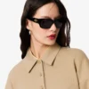 Kadın Polo Yakalı Sweatshirt