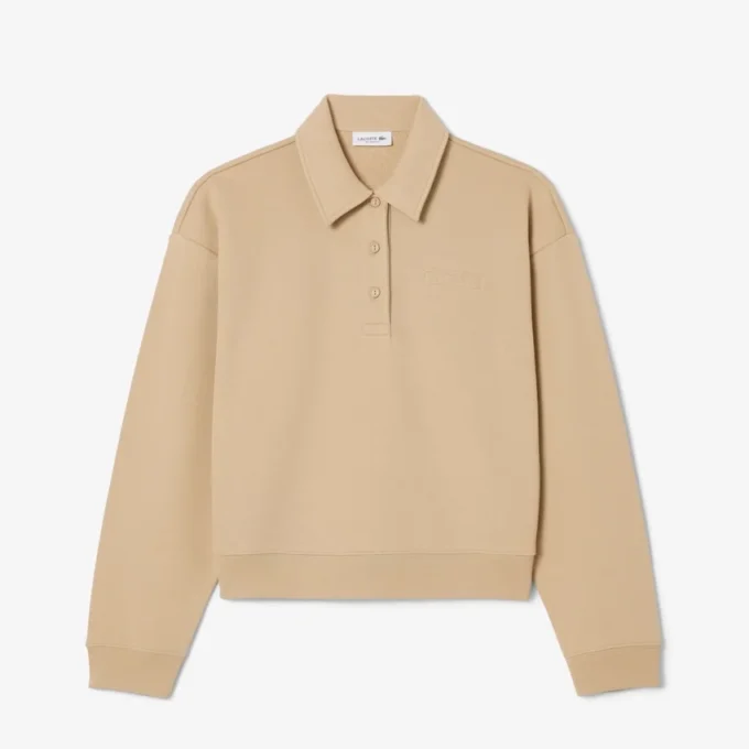 Kadın Polo Yakalı Sweatshirt