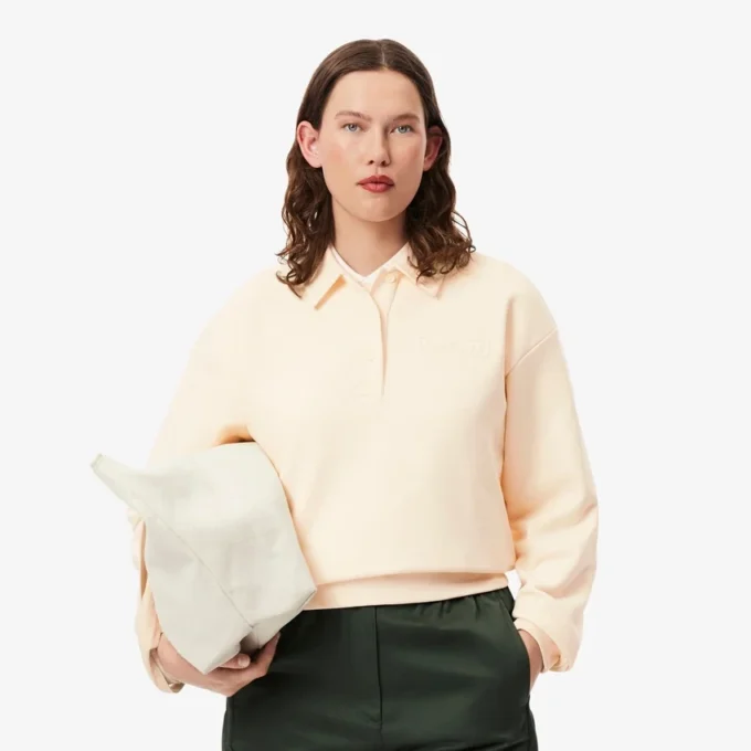 Kadın Polo Yakalı Sweatshirt