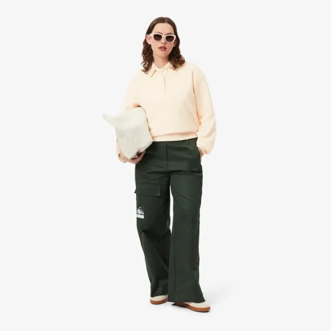 Kadın Polo Yakalı Sweatshirt