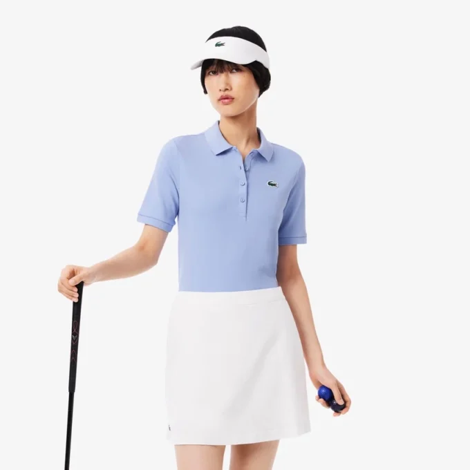 Kadın Slim Fit Isı Düzenleyici Golf Polo Tişörtü Kadın Slim Fit Isı Düzenleyici Golf Polo Tişörtü