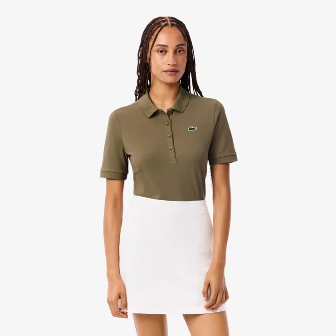 Kadın Slim Fit Isı Düzenleyici Golf Polo Tişörtü Kadın Slim Fit Isı Düzenleyici Golf Polo Tişörtü