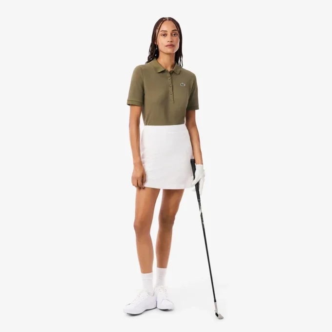 Kadın Slim Fit Isı Düzenleyici Golf Polo Tişörtü Kadın Slim Fit Isı Düzenleyici Golf Polo Tişörtü