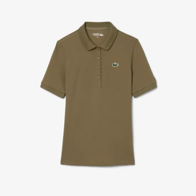 Kadın Slim Fit Isı Düzenleyici Golf Polo Tişörtü Kadın Slim Fit Isı Düzenleyici Golf Polo Tişörtü