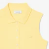 Kadın Slim Fit L.12.D Kolsuz Streç Polo Tişört