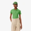 Kadın Slim Fit L.12.D Nervürlü Pamuk Polo Tişört