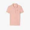 Kadın Slim Fit L.12.D Nervürlü Pamuk Polo Tişört