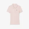 Kadın Slim Fit L.12.D Nervürlü Pamuk Polo Tişört
