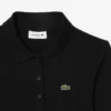Kadın Slim Fit L.12.D Nervürlü Pamuk Polo Tişört
