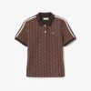 Kadın Slim Fit Monogram Polo Tişört