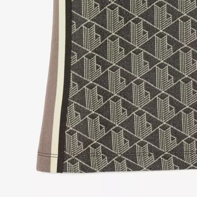 Kadın Slim Fit Monogram Polo Tişört