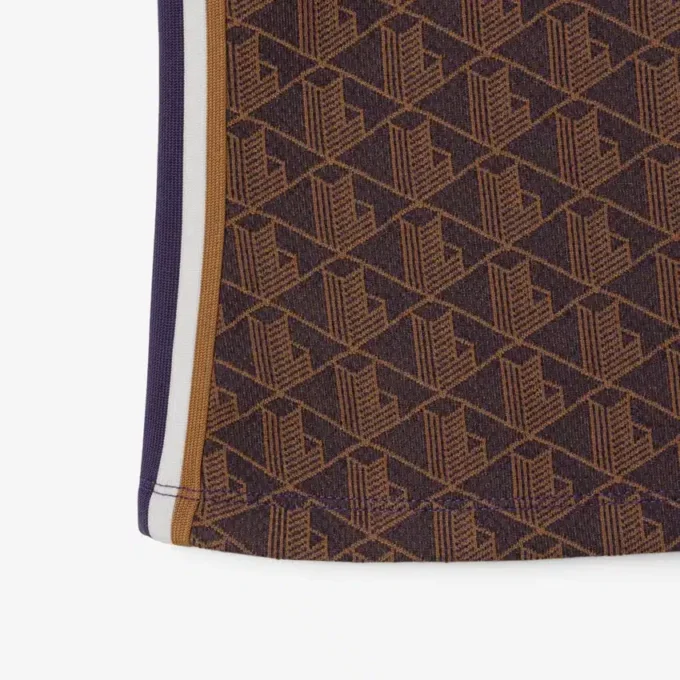Kadın Slim Fit Monogram Polo Tişört